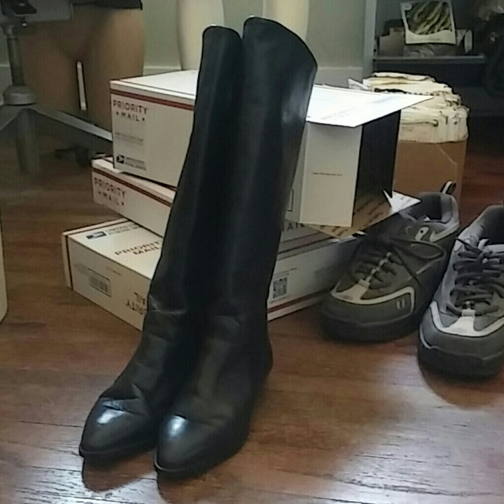 Bandolino Navy Mid Calf Boots Women's Size 7❄